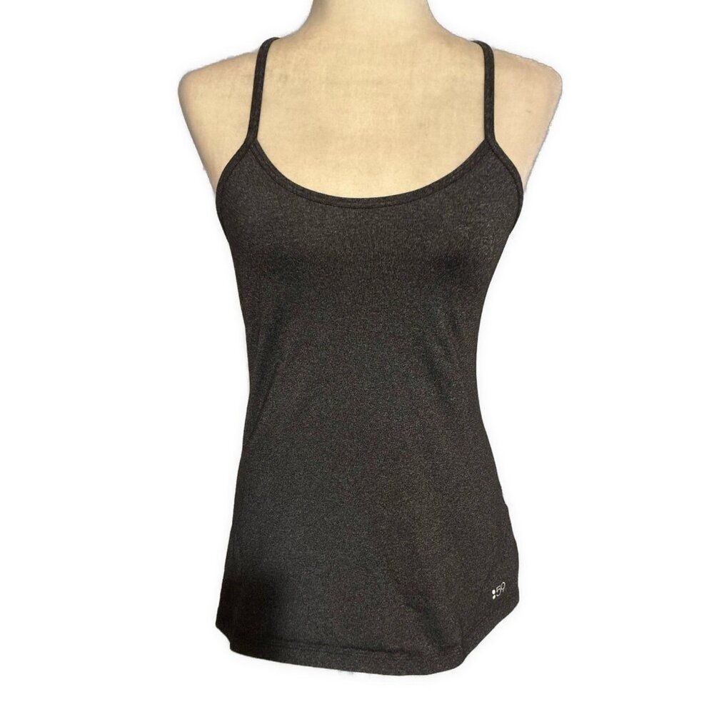 splits59 heather charcoal gray Athletic racerback tank top Medium